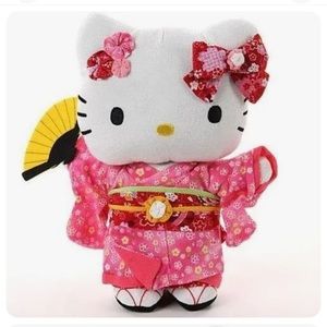 Chirimen Japanese Doll Pink L size /Total length 27cm